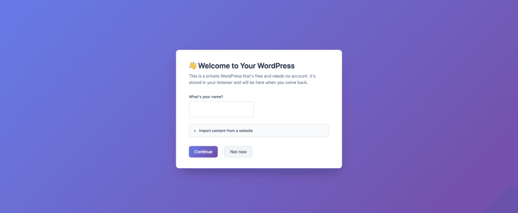 wordpress ahora permite crear sitios desde el navegador