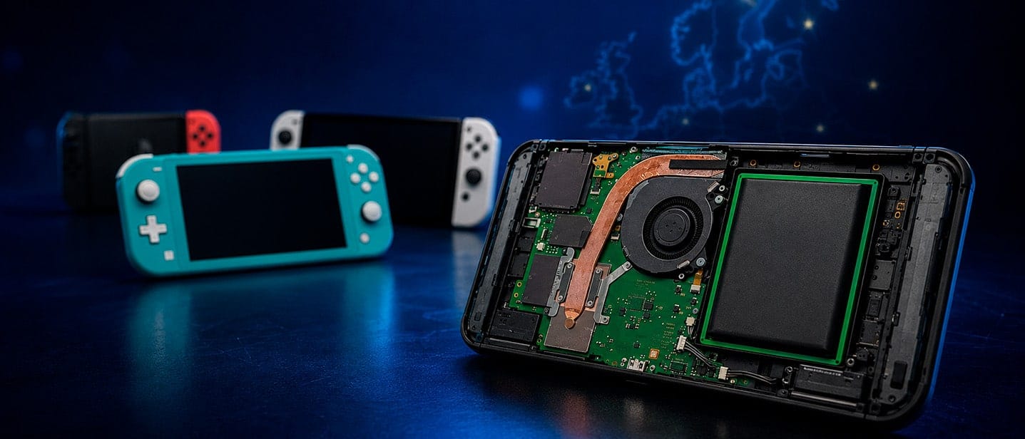 nintendo switch 2 con bateria reemplazable