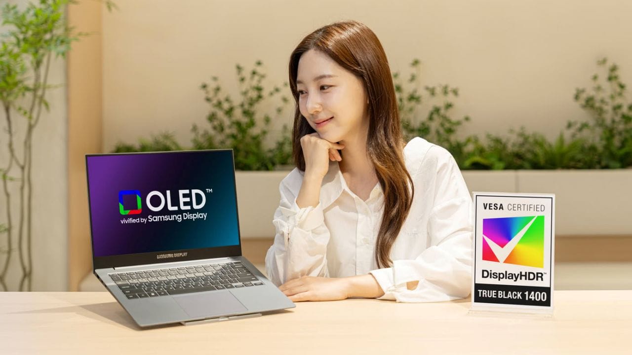 paneles OLED tandem de Samsung para laptops
