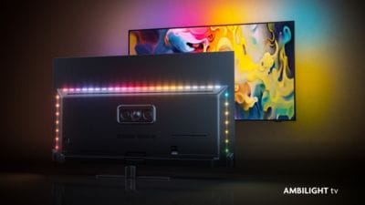 Ambilight TV de Philips con iluminación ambiental
